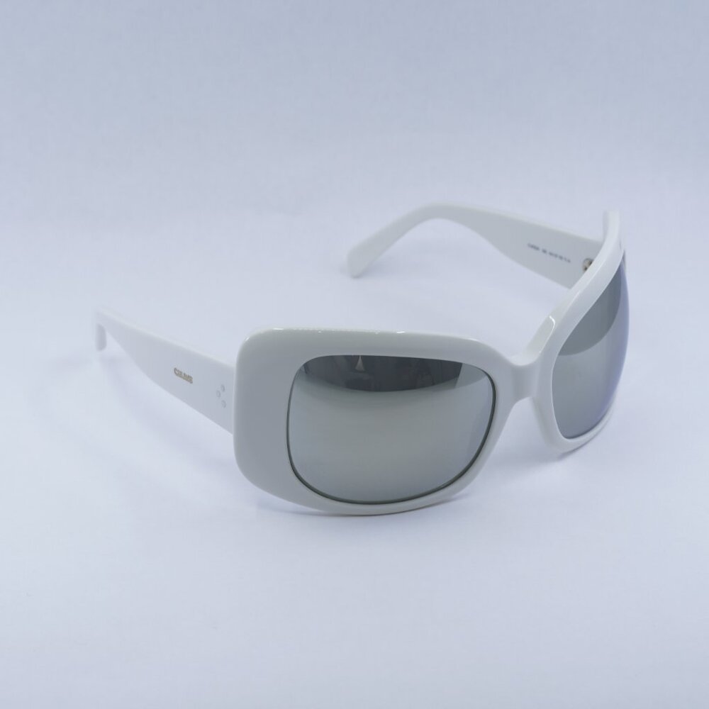 Celine CL40224I 25C Sunglasses - White Frame, Mirror Lenses - Lowest Price! - Picture 4 of 12